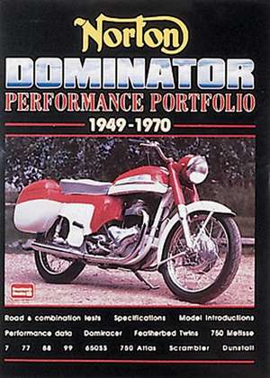 Norton Dominator Performance Portfolio, 1949-1970 de R.M. Clarke