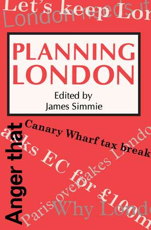 Planning London de James Simmie