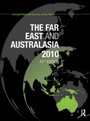 Far East and Australasia 2010 de Europa Publications