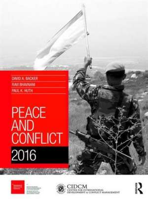 Peace and Conflict 2016 de David Backer