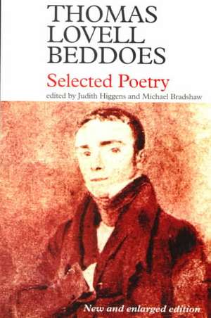 Selected Poetry de Thomas Lovell Beddoes