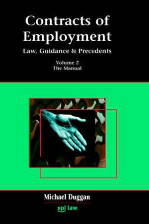 Contracts of Employment Volume 2 de M. Duggan