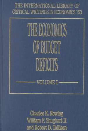 The Economics of Budget Deficits de Charles K. Rowley