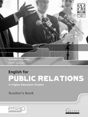 English for Public Relations in Higher Education Studies de Marie McLisky