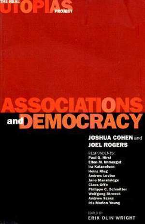 Associations and Democracy de Joshua Cohen