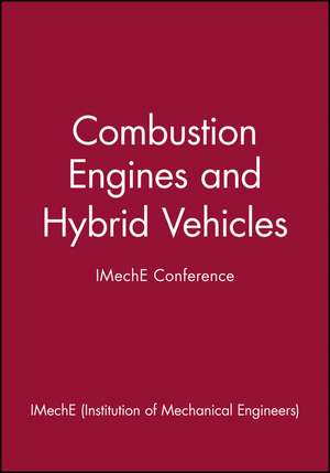 Combustion Engines and Hybrid Vehicles – IMechE Conference de IMechE