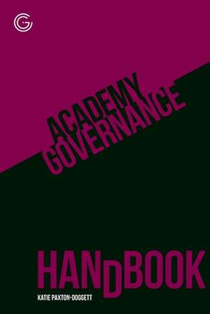 Academy Governance Handbook de Katie Paxton-Doggett