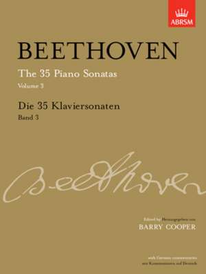 Die 35 Klaviersonaten, Band 3 de Ludwig van Beethoven