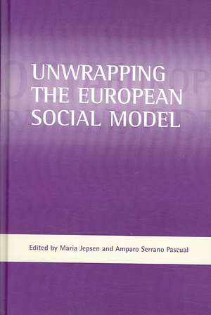 Unwrapping the European social model de Amparo Serrano Pascual