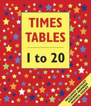 Times Table 1 to 20 (Floor Book): Includes Instant Answer Number Matrix Chart de Armadillo Press