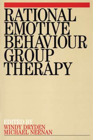 Rational Emotive Behaviour Group Therapy de W Dryden