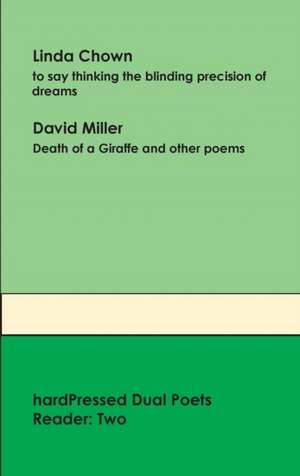hardPressed Dual Poets Reader de Linda Chown