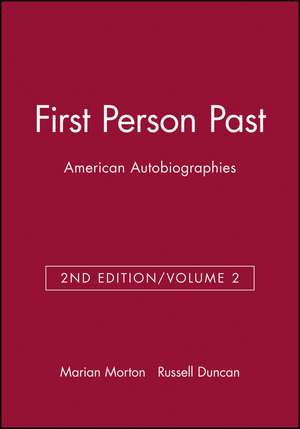 First Person Past Volume 2 Second Edition de MJ Morton