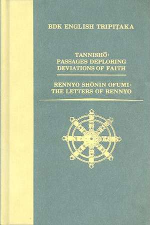 Tannisho: The Letters of Rennyo de Yuien