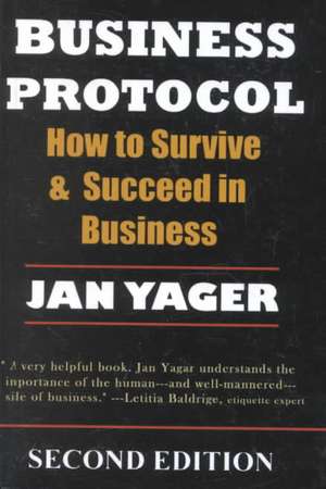 Business Protocol de Jan Yager