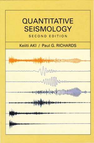 Quantitative Seismology de Keiiti Aki