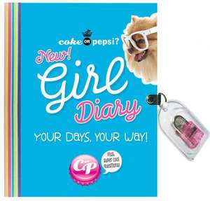 New! Girl Diary: Your Days, Your Way! [With Lock] de Mickey Gill