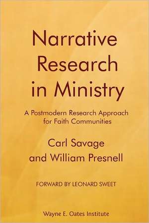 Narrative Research in Ministry: A Postmodern Research Approach for Faith Communities