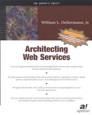 Architecting Web Services de William Oellermann