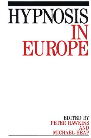 Hypnosis in Europe de P Hawkins