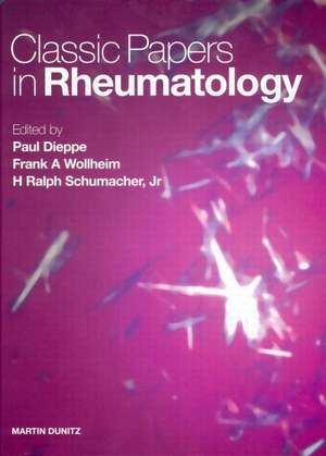 Classic Papers in Rheumatology de Paul Dieppe