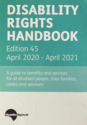 Disability Rights Handbook de Disability Rights UK