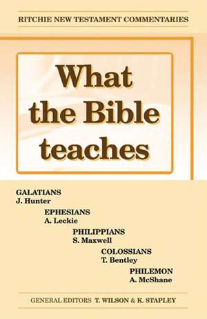 Wtbt Vol 1 Galatians, Ephesians, Philippians, Colossians de various