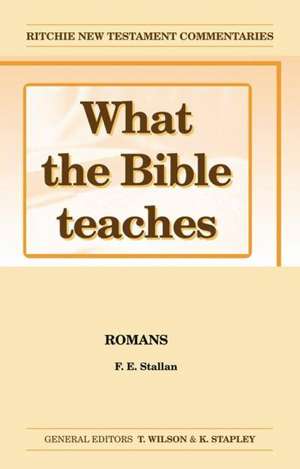 Wtbt Vol 11 NT Romans de F. E. Stallan