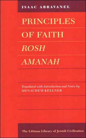 Principles of Faith (Rosh Amanah) de Isaac Abravanel