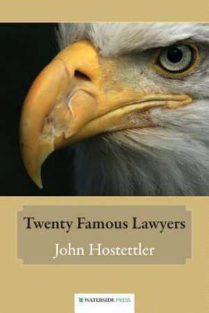 Twenty Famous Lawyers de John Hostettler