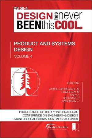 Proceedings of Iced'09, Volume 4, Product and Systems Design: Journey to the Voids de Martin Grimheden