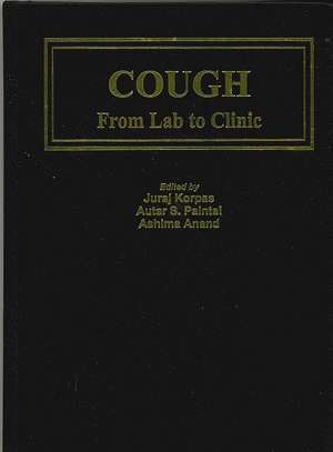 Cough: From Lab to Clinic de Juraj Korpas