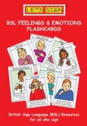 Smith, C: Let's Sign BSL Feelings & Emotions Flashcards de Cath Smith