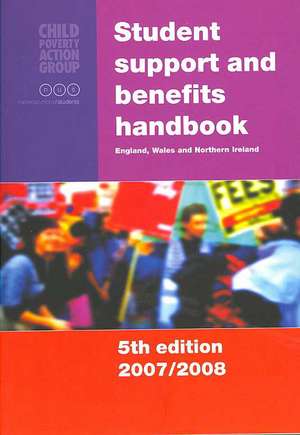 Student Support and Benefits Handbook: England, Wales and Northern Ireland