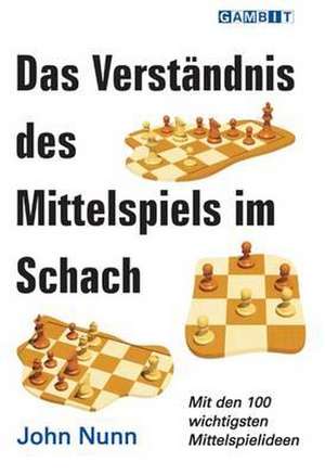 Das Verstandnis Des Mittelspiels Im Schach de John Nunn