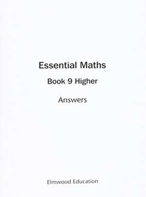 Essential Maths 9 Higher Answers de David Rayner