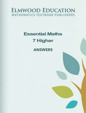 Essential Maths 7 Higher Answers de David Rayner