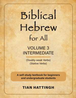 Biblical Hebrew for All de Tian Hattingh