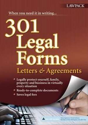 301 Legal Forms, Letters & Agreements de David Schmitz