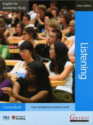 English for Academic Study: Listening Course Book with AudioCDs - Edition 2 de Colin Campbell