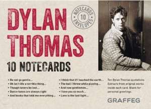 Dylan Thomas Notecards (Complete Set): 10 Cards and Envelopes de Dylan Thomas