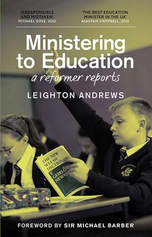 Ministering to Education de Leighton Andrews