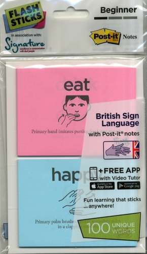 Flashsticks British Sign Language Beginner Starter Pack