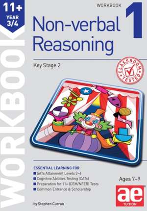 11+ Non-Verbal Reasoning Year 3/4 Workbook 1 de Andrea F. Richardson