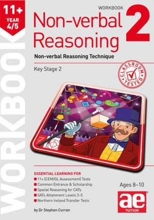 11+ Non-verbal Reasoning Year 4/5 Workbook 2 de Andrea F. Richardson