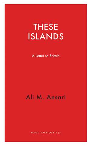 These Islands: A Letter to Britain de Ali M. Ansari