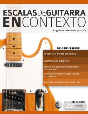 Escalas de guitarra en contexto de Joseph Alexander