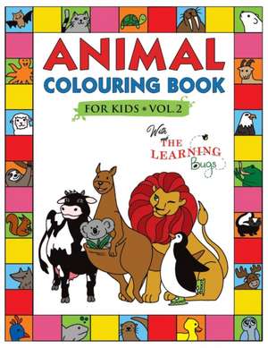 Animal Colouring Book for Kids with The Learning Bugs Vol.2 de The Learning Bugs