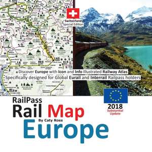 RailPass RailMap Europe 2018 de Caty Ross