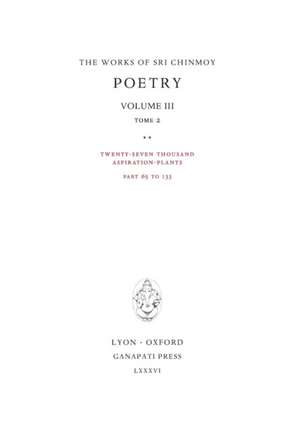 Poetry III, tome 2 de Sri Chinmoy